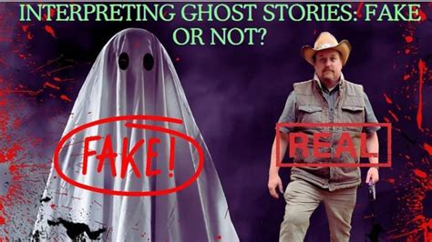 ghost stories are fake